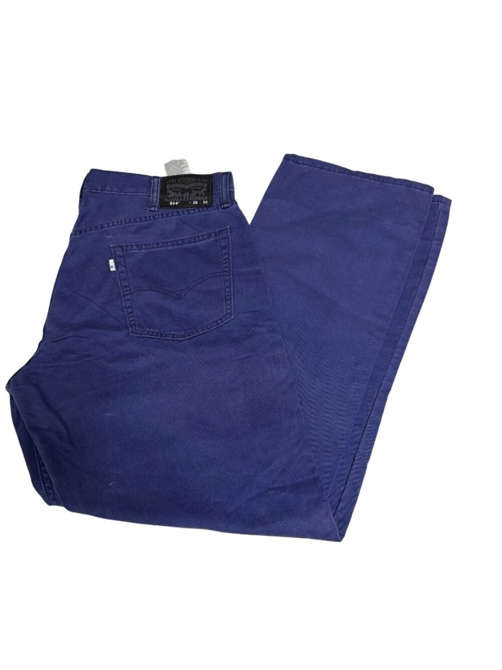 Levis 514 Mens Straight Fit Jeans W38 L30 Purple Cotton Denim Classic Style - Picture 1 of 4
